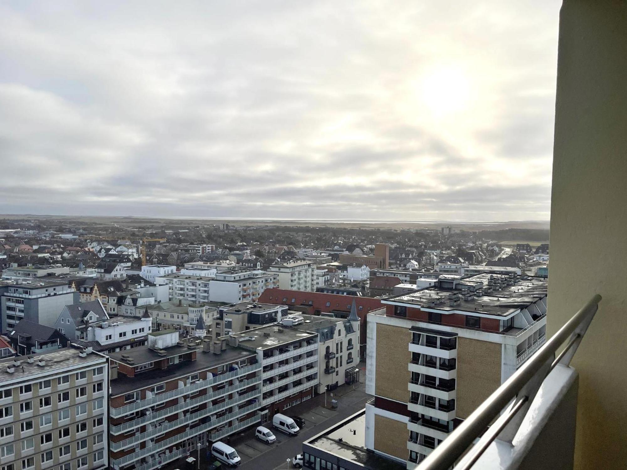 Haus Metropol App 327 Mit Meerblick Und Cityblick 3 Balkone Westerland Exteriér fotografie
